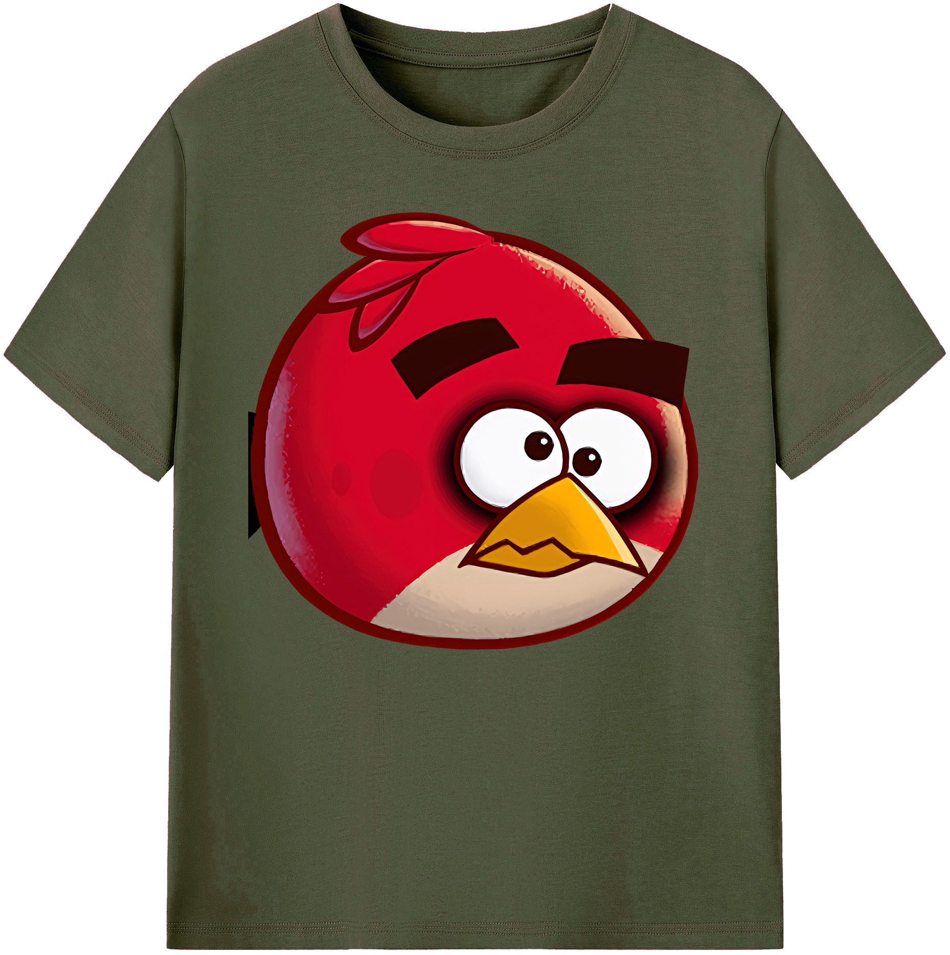 （画像用） Angry Birds アングリーバード 綿100％ メンズ半袖Tシャツ｜肌触りやわらか＆通気性